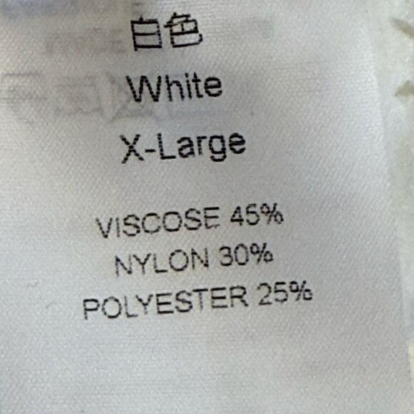 Scoop Back Open Knit Dress Size XL Ivory Maxi Balloon Sleeves Belt Bridal - Picture 13 of 13